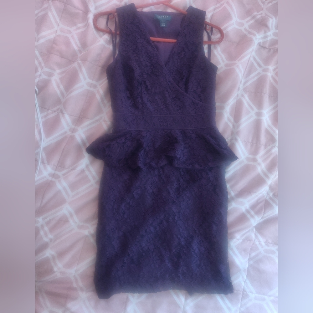 Purple Lace Ralph Lauren Dress
